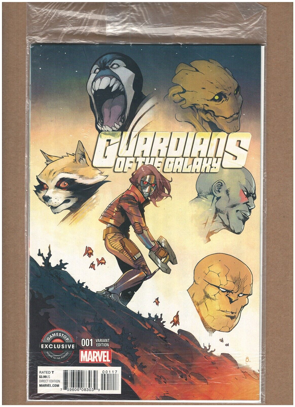 Guardians of the Galaxy #1 Marvel Comics 2015 Game Stop Variant Sealed NM- 9.2