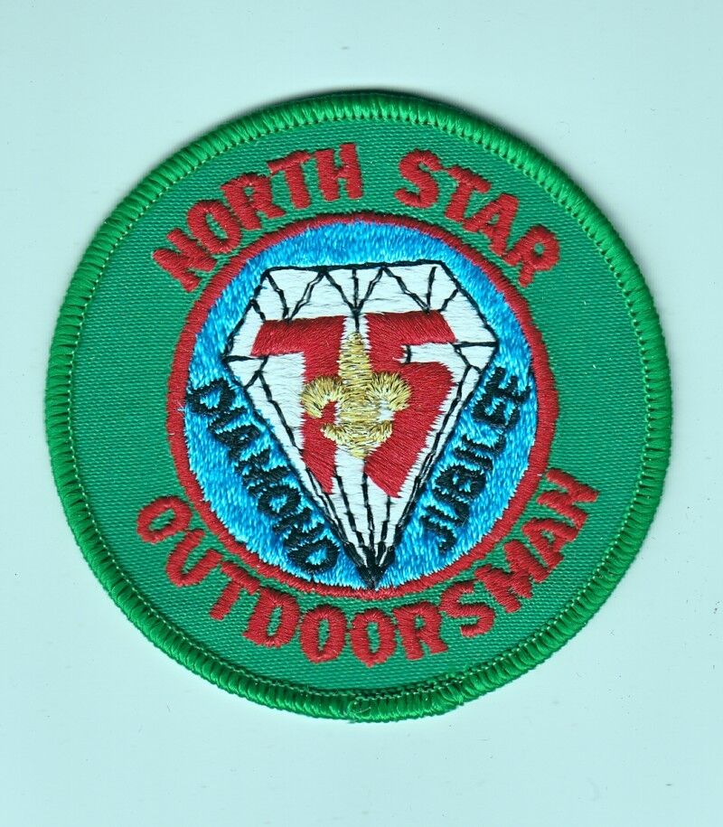 BSA Boy Scout Patch: North Star Outdoorsman, 75th Diamond Jubilee