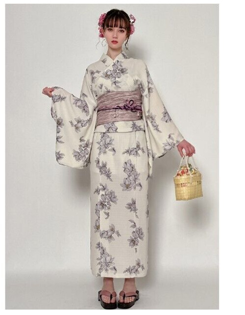 Kimono Yukata Set Grail Dress 2way one piece Kyoto Summer Clothes  Japan