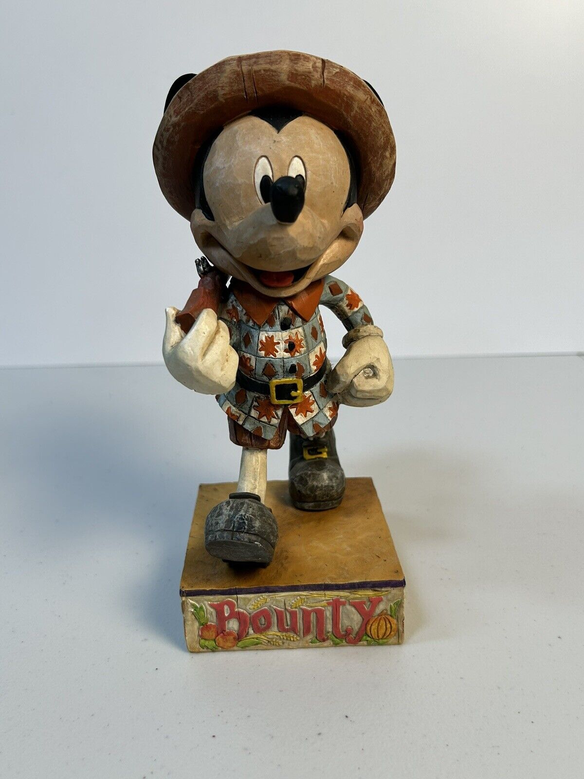 2006 Jim Shore Disney Traditions Prosperous Pilgrim Figurine #4005631