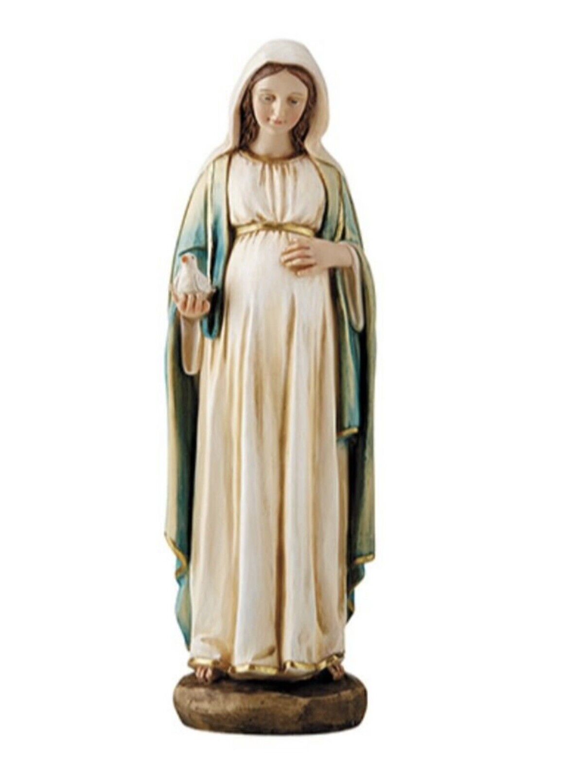 8”Statue Pregnant Mary Blessed Mother of Jesus Christian Catholic Religious Gift