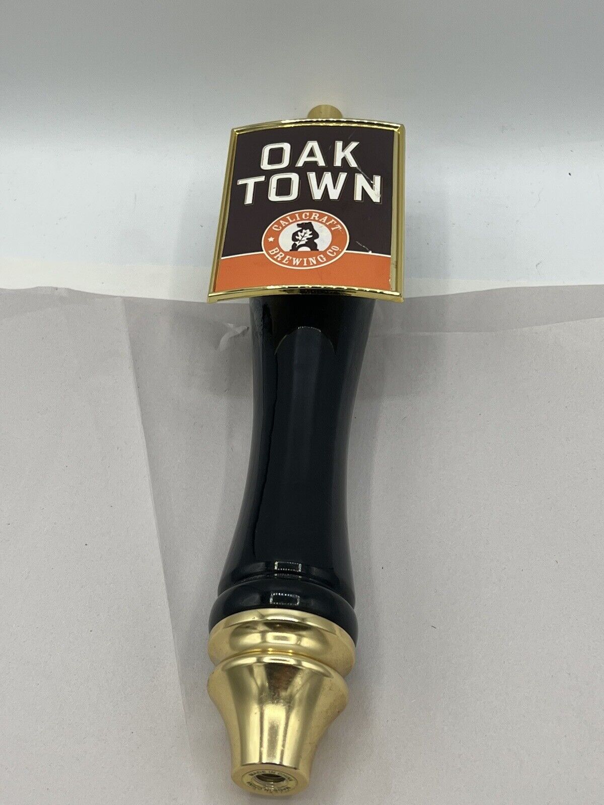 Calicraft Brewing Co Oak town Bear Tap Handle Oakland 