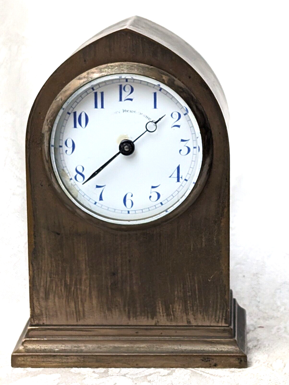 Antique Bronze Chelsea Mantel Clock