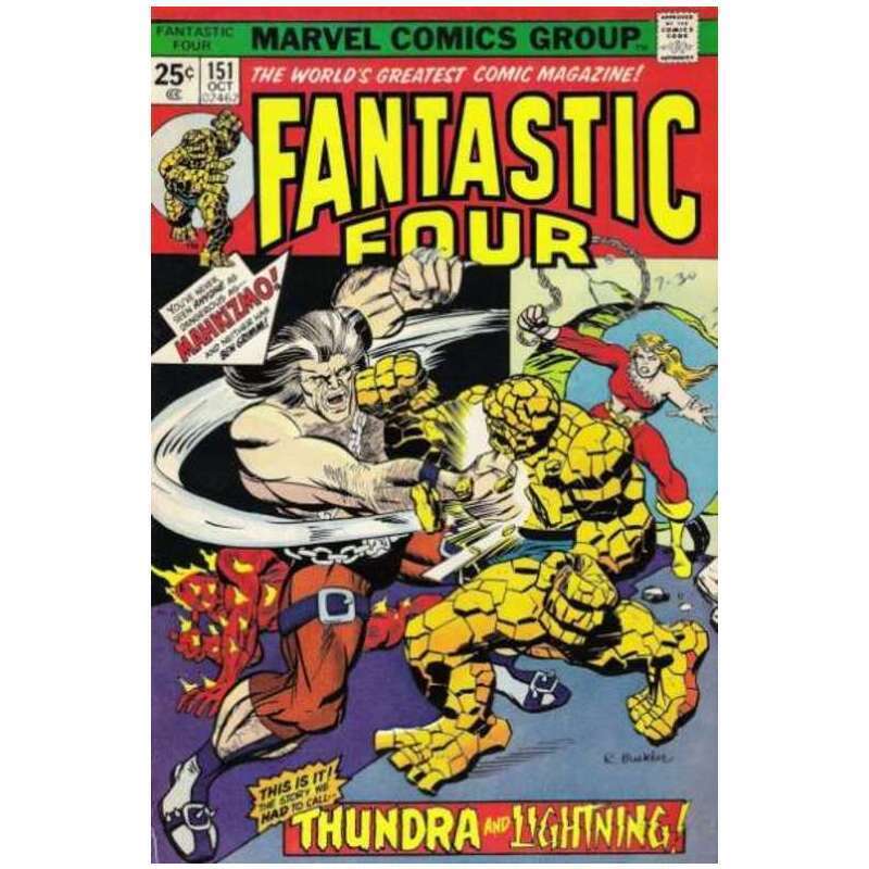 Fantastic Four (1961 series) #151 in VF minus condition. Marvel comics [q\'
