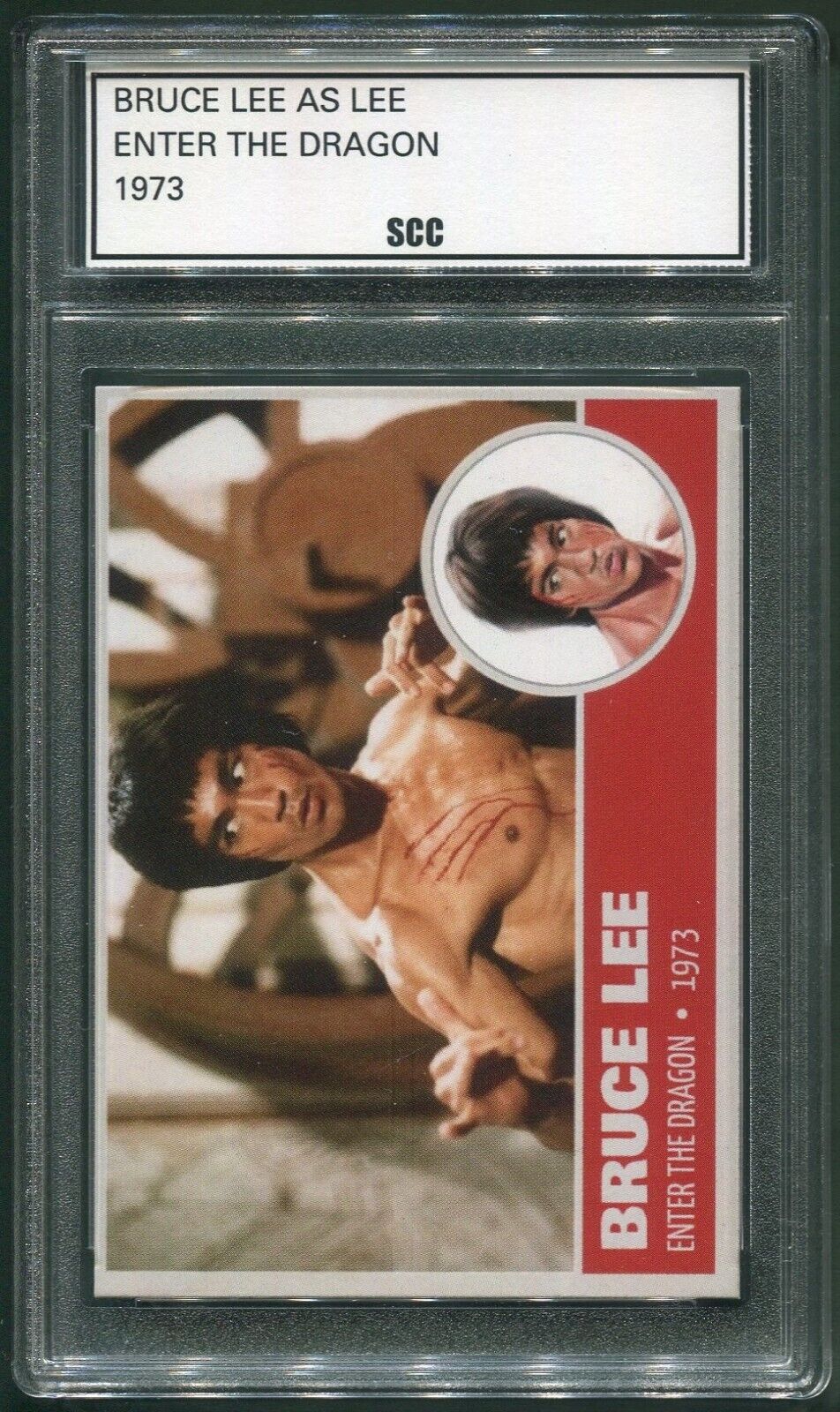 Custom 1973 Enter The Dragon Movie Trading Card Bruce Lee as Lee