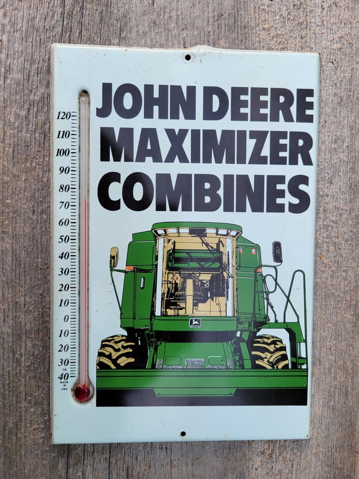 John Deere Maximizer Combines Thermometer - Works