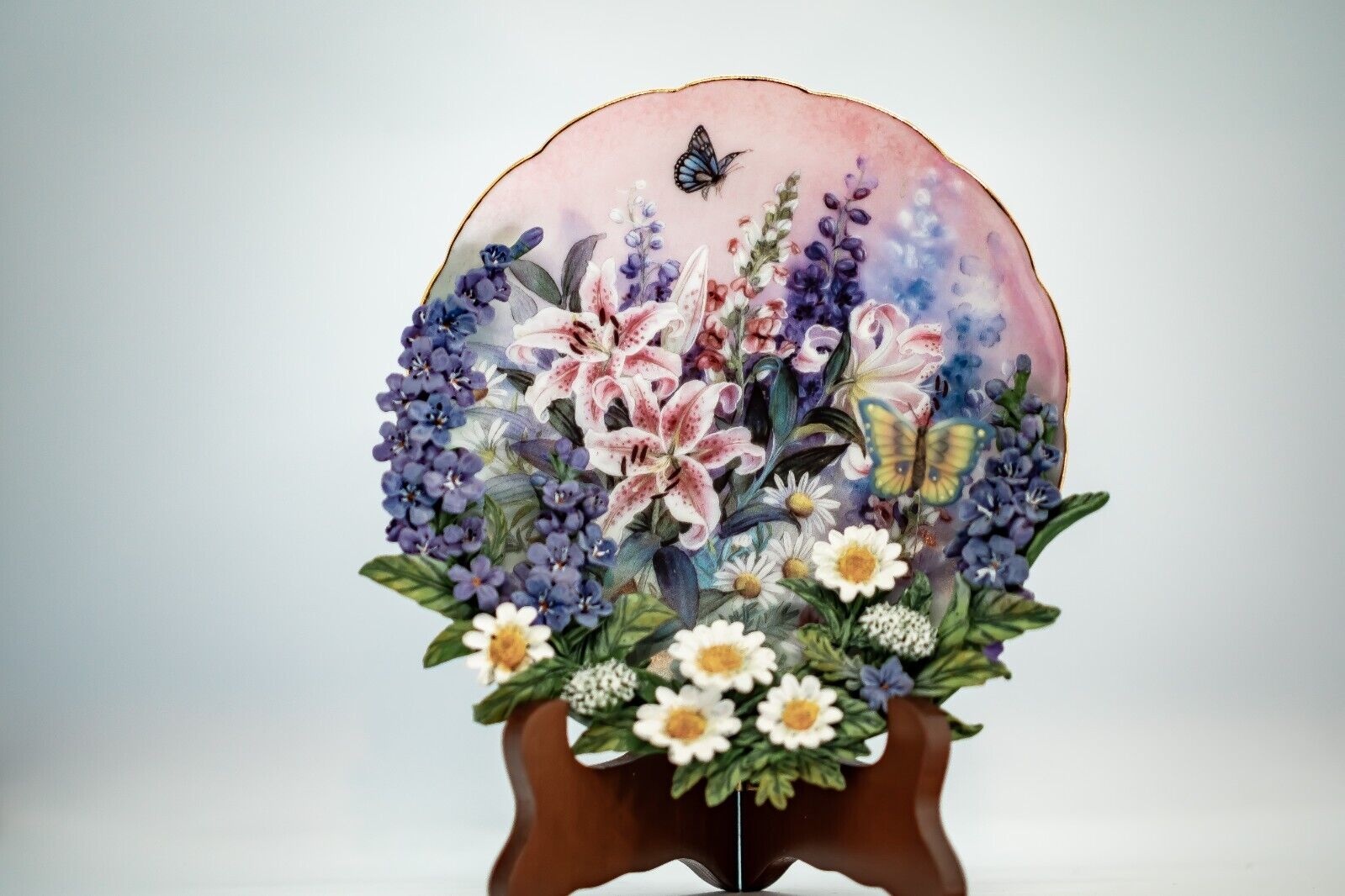 Lena Liu Garden Treasures Decorative Plate 
