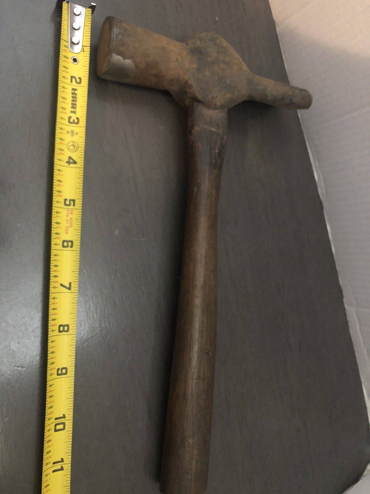Vintage Blacksmith Hammer With Unique Head Good Handle