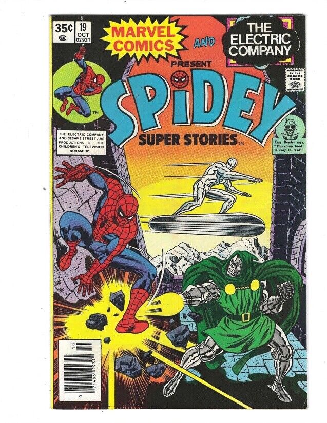 Spidey Super Stories #19 1976 Unread NM- Beauty Jack Kirby Silver Surfer Cover