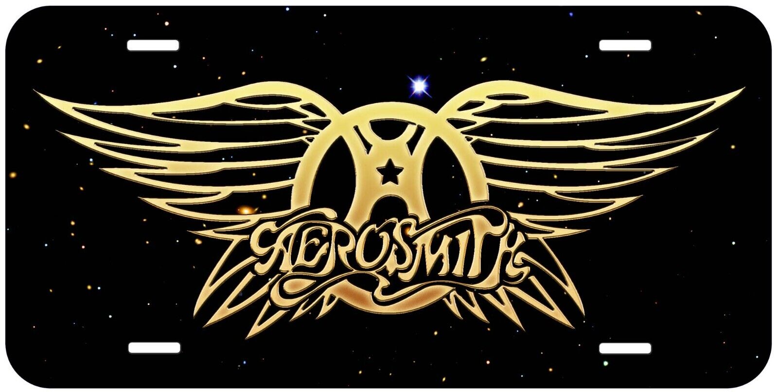 Aerosmith TX Sky Aluminum Novelty Auto License Plate