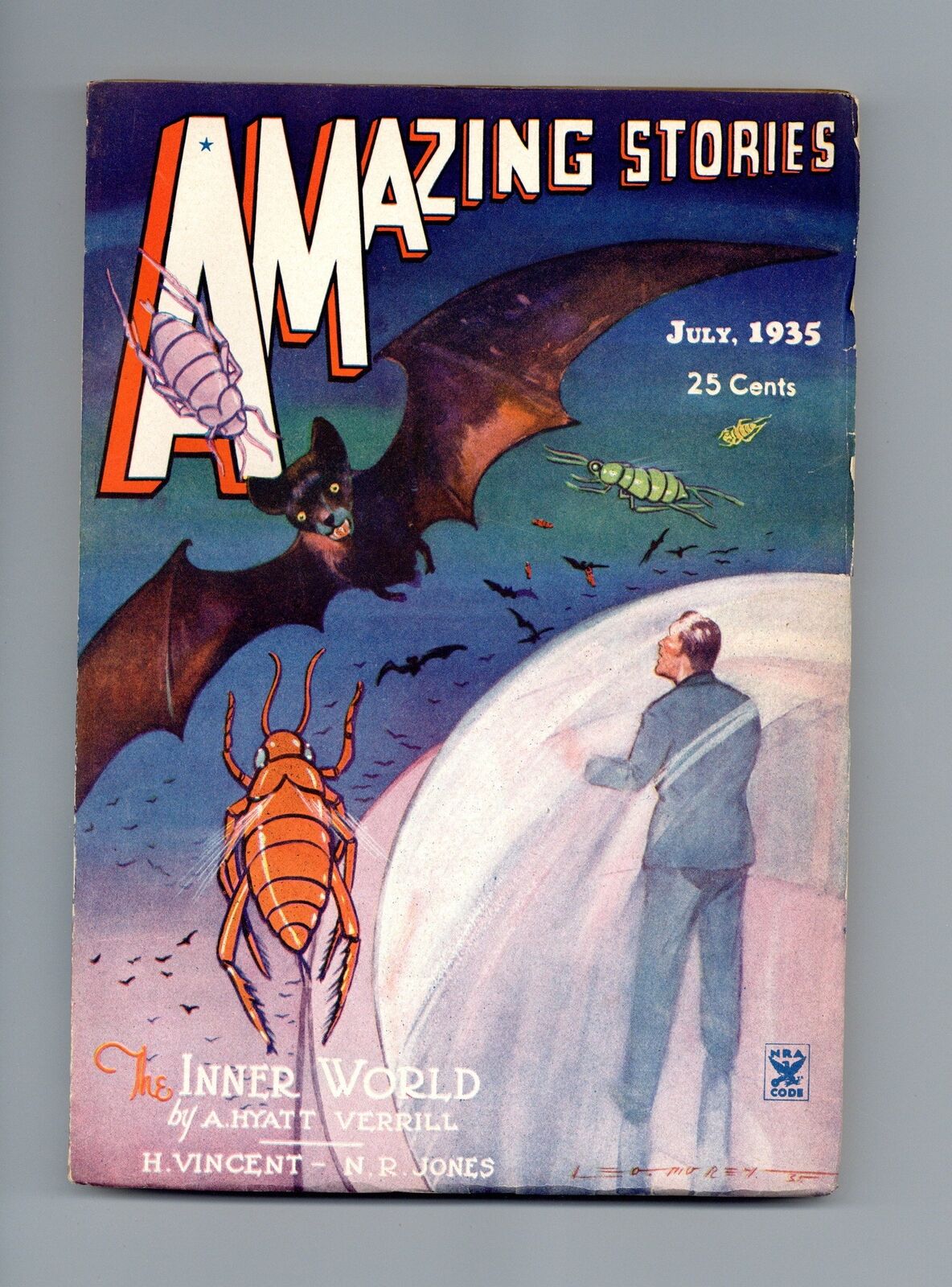 Amazing Stories Pulp Jul 1935 Vol. 10 #4 FN/VF 7.0