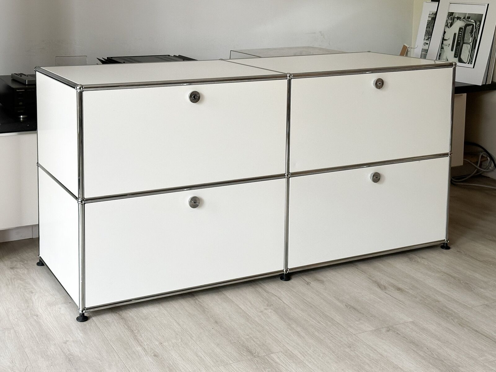 USM Haller 2x2 Console With Drawers