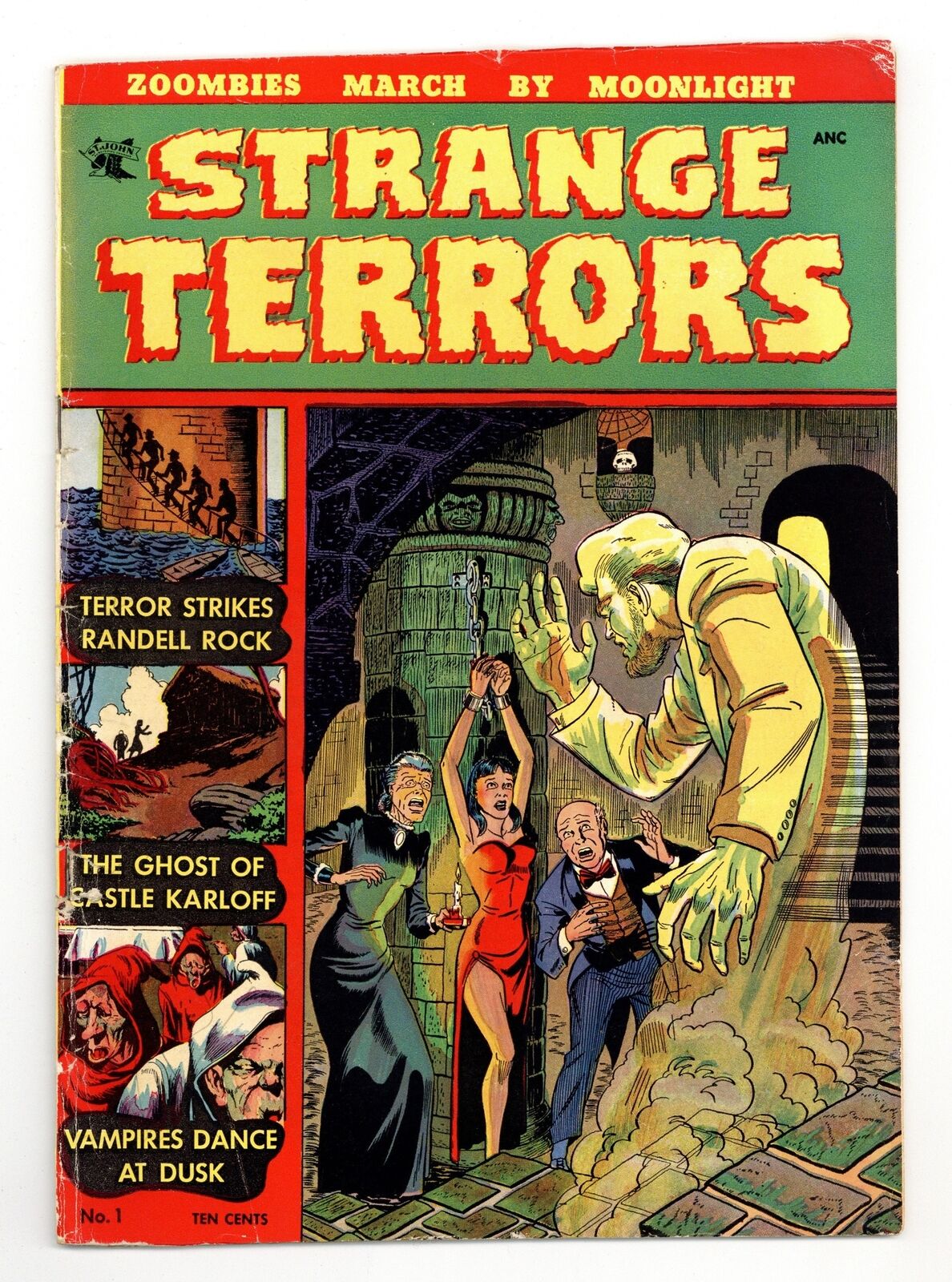 Strange Terrors #1 VG 4.0 1952