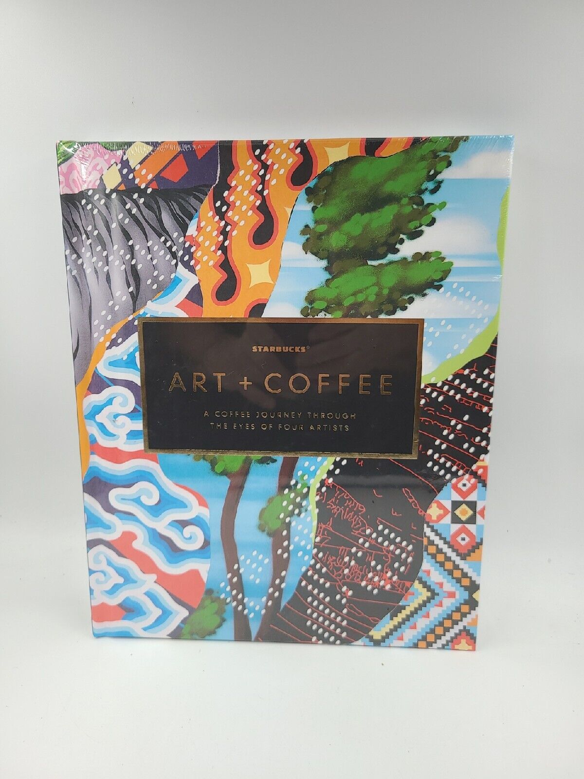 STARBUCKS ART + COFFEE BOOK Coffee Journey Through Eyes Of Four Artists NEW