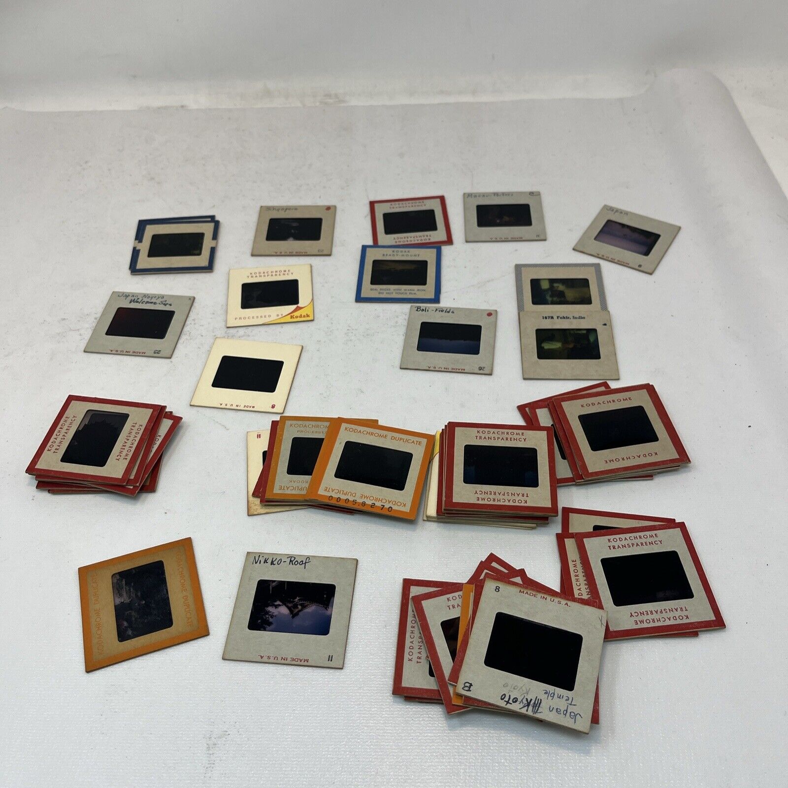 Vintage Kodak Slides (56) Kodachrome Color Transparency - Travel Slides