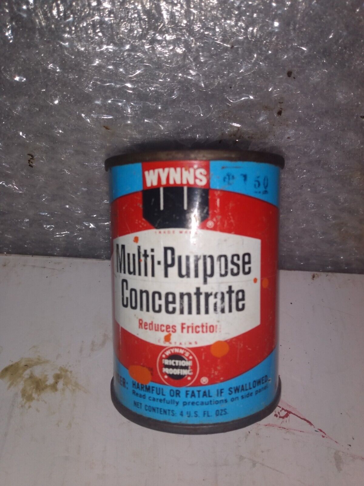 vintage wynn's multi purpose concentrate 4 oz can