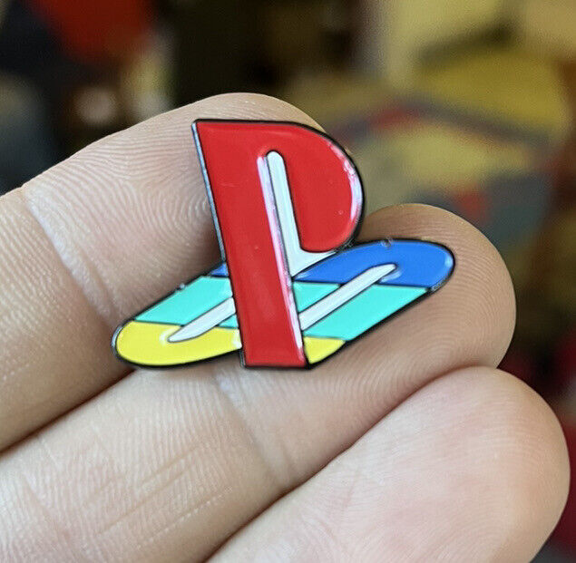 Sony Playstation enamel pin Logo Video Games Console Hat Lapel Bag Japan Retro