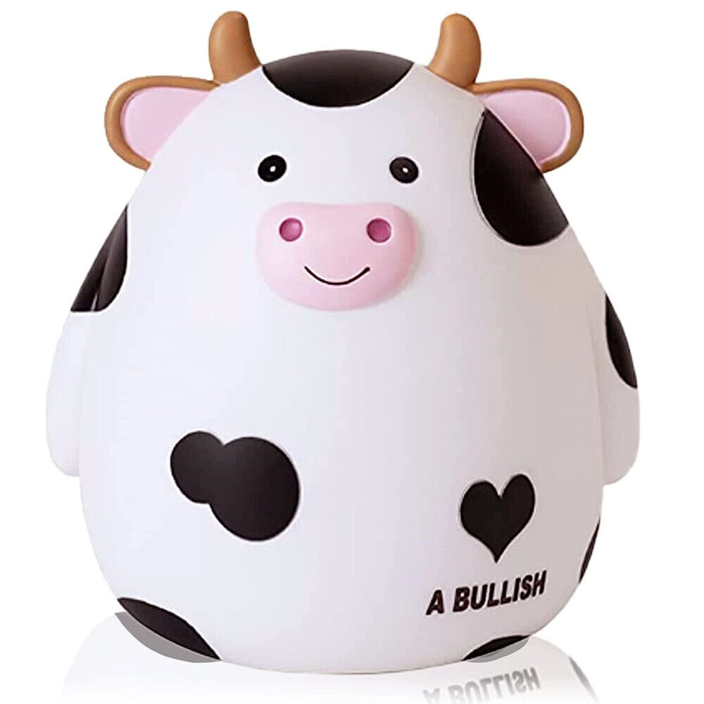 Cow Piggy Bank,Kids Money Bank for Boys,Cute Coin Bank Large Piggy Banks