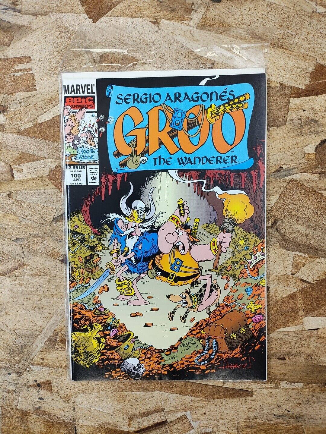 Sergio Aragones Groo The Wanderer Vol 2 #100 First Print 1993 Epic Marvel Comics