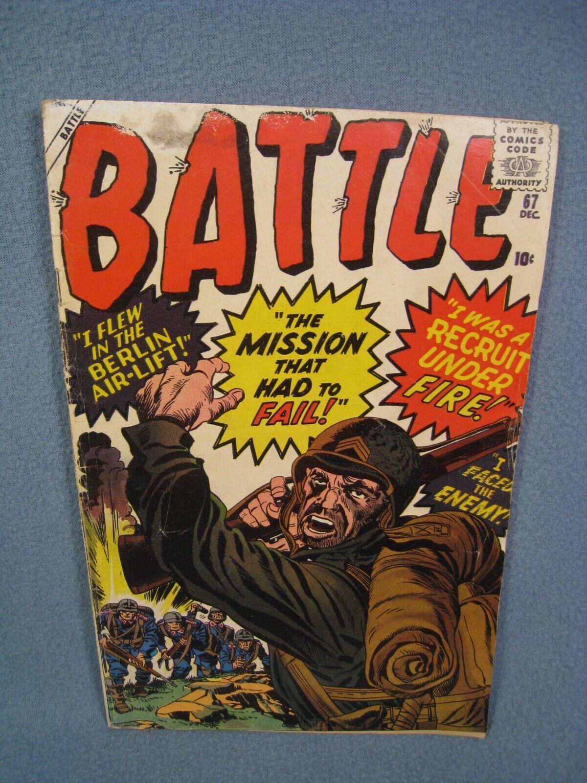 Vintage 1959 10 Cent Battle Comic book Vol 1 No. 67