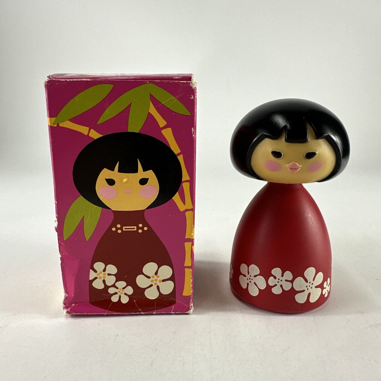 Vintage AVON Small World Red Japan Asia Cologne Mist with Box