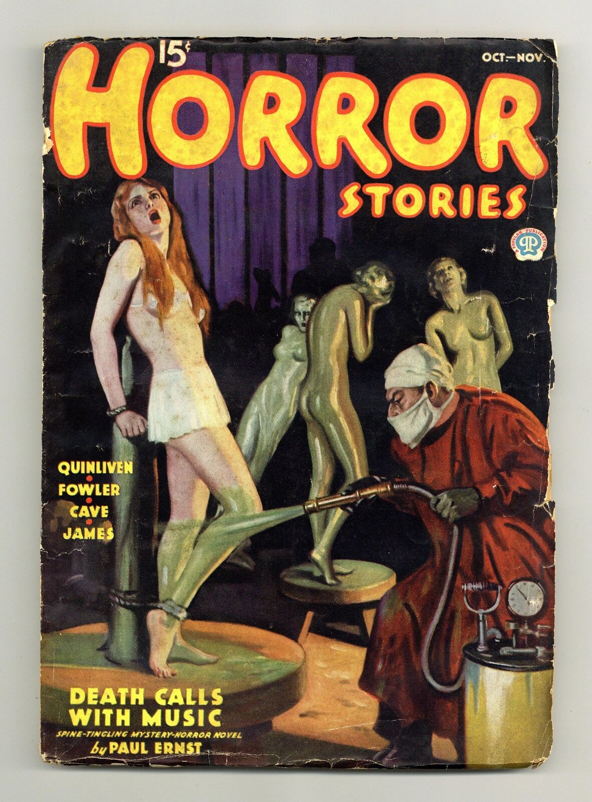 Horror Stories Pulp Oct 1936 Vol. 4 #3 PR 0.5