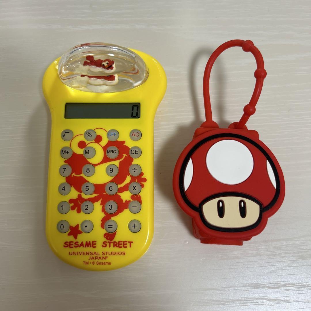 Usj Elmo Calculator Mario Disinfectant Gel Case Japan RE