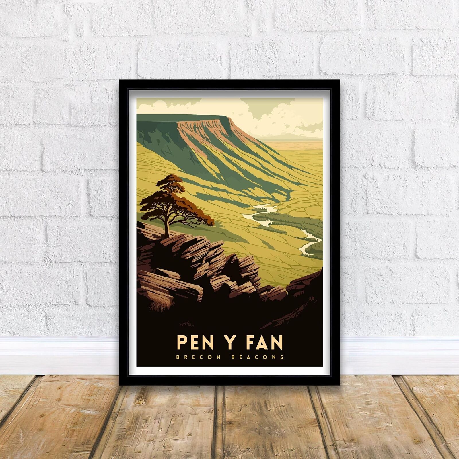Pen y Fan Wales Travel Print