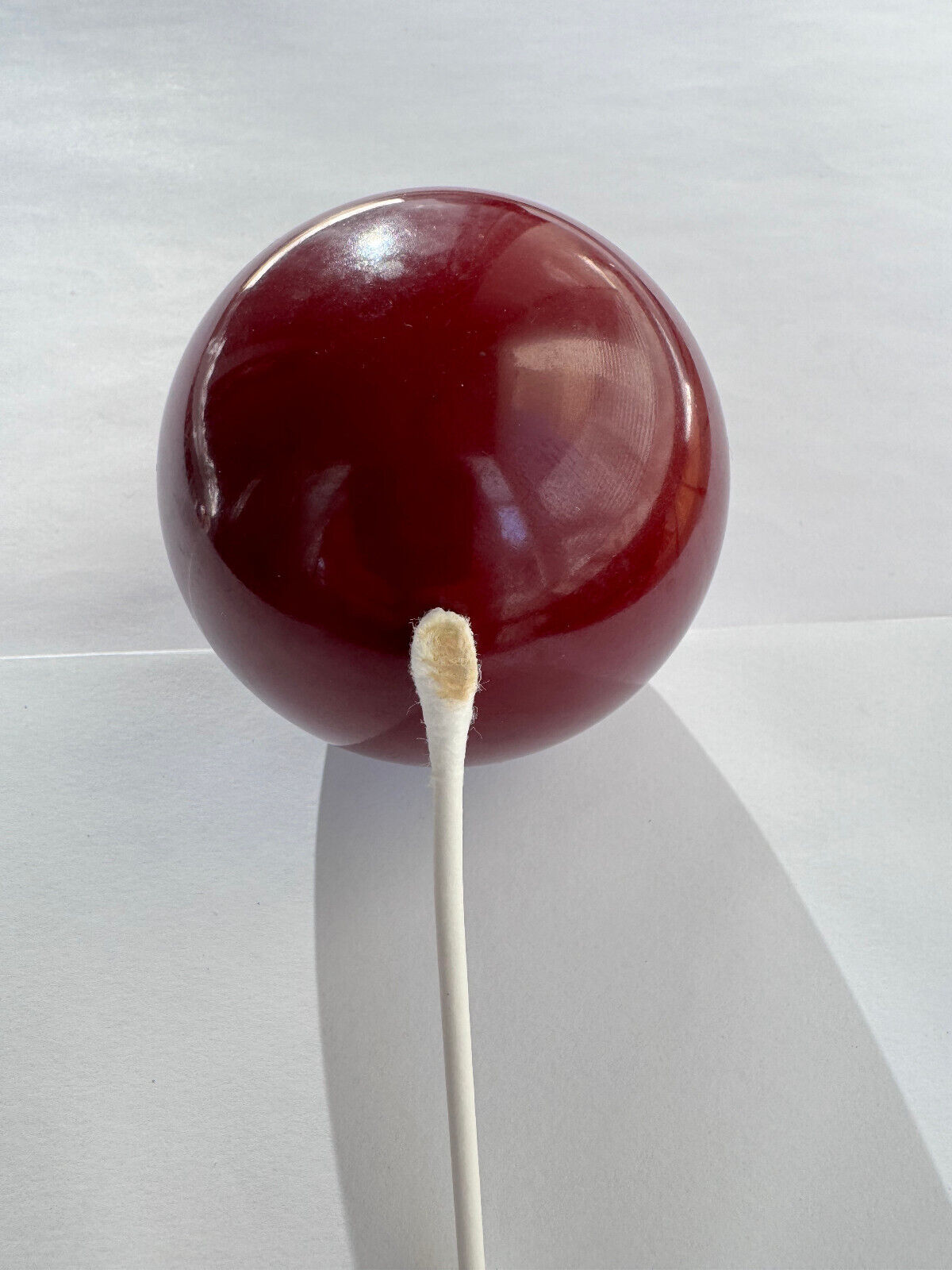 Rare Vintage Red Cherry amber Bakelite Billiard Ball 200 grams