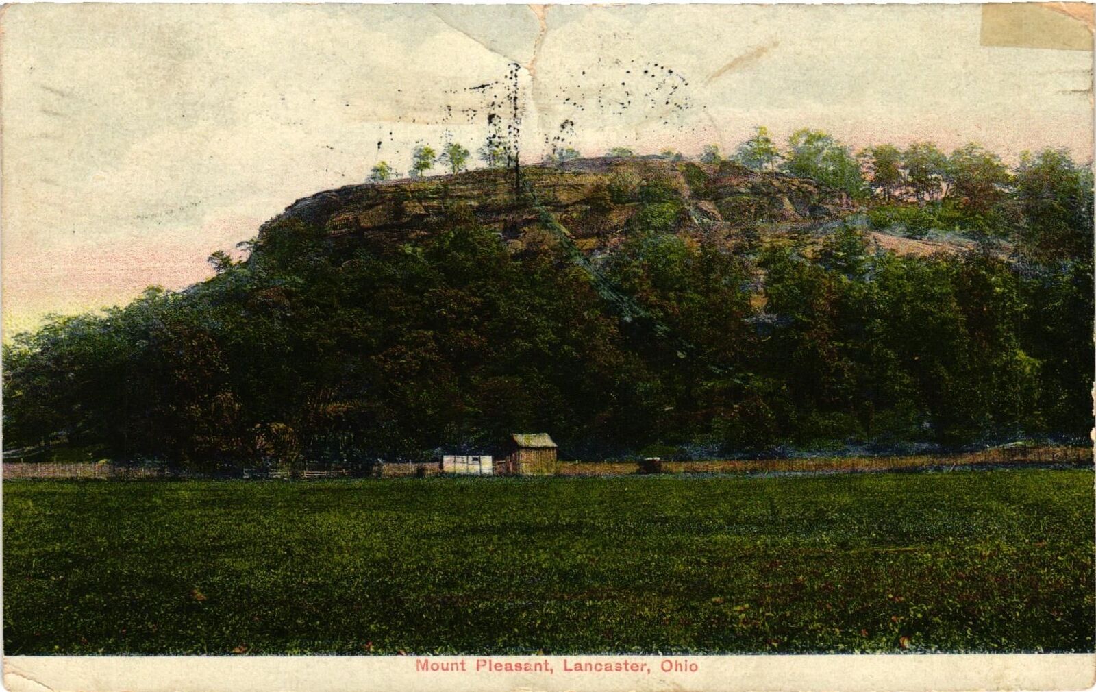 Vintage Postcard- 125984. MOUNT PLEASANT, LANCASTER OH. Posted 1908