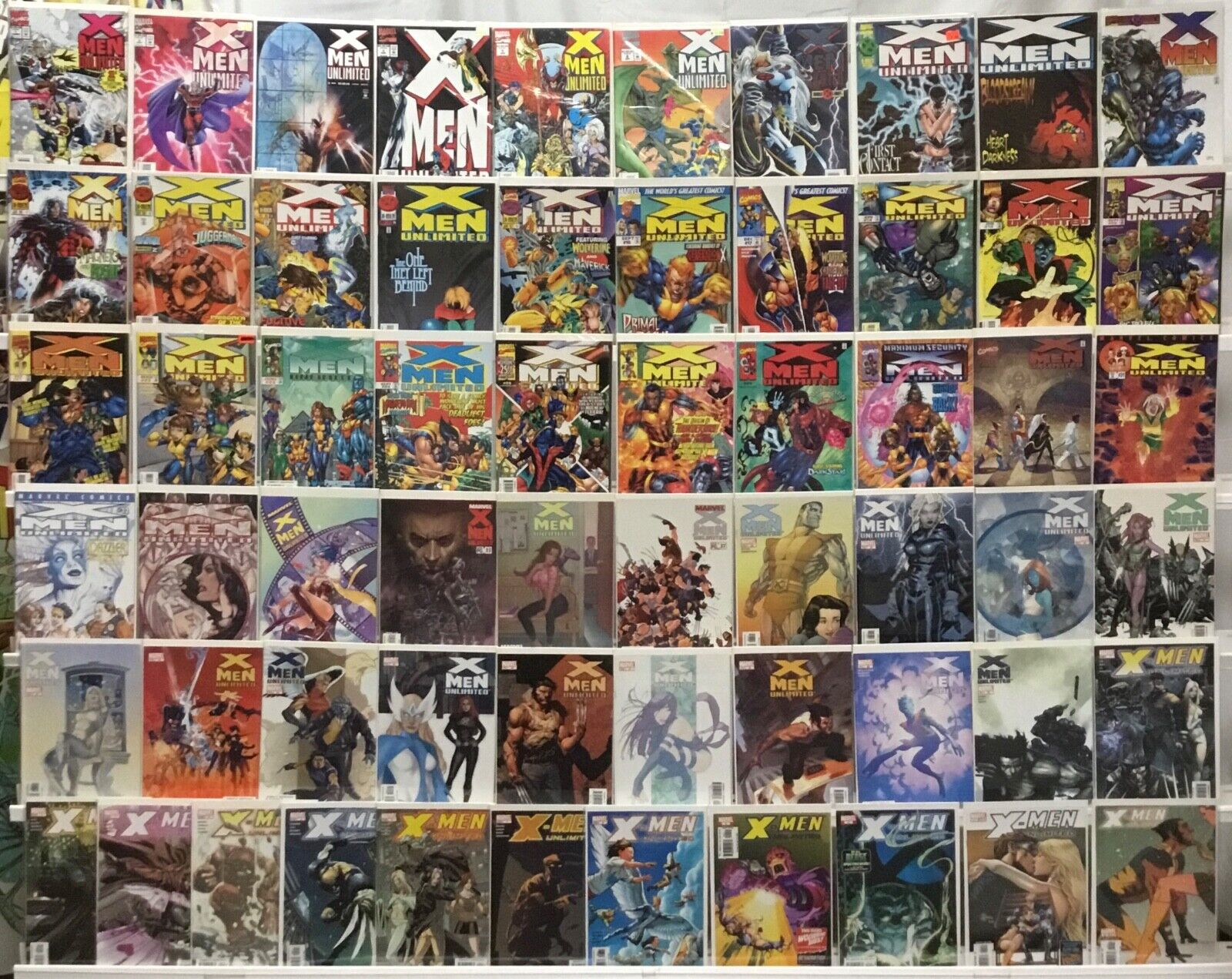 Marvel Comics X-Men Unlimited 1st Series & 2nd Series - Missing In Bio