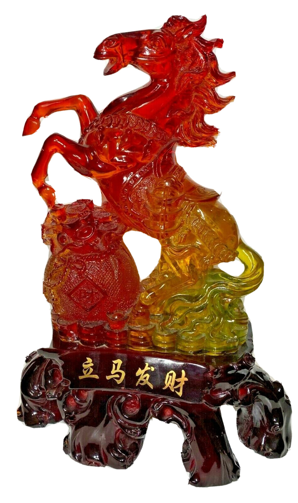 Chinese Lucky Money Horse Statue 16\
