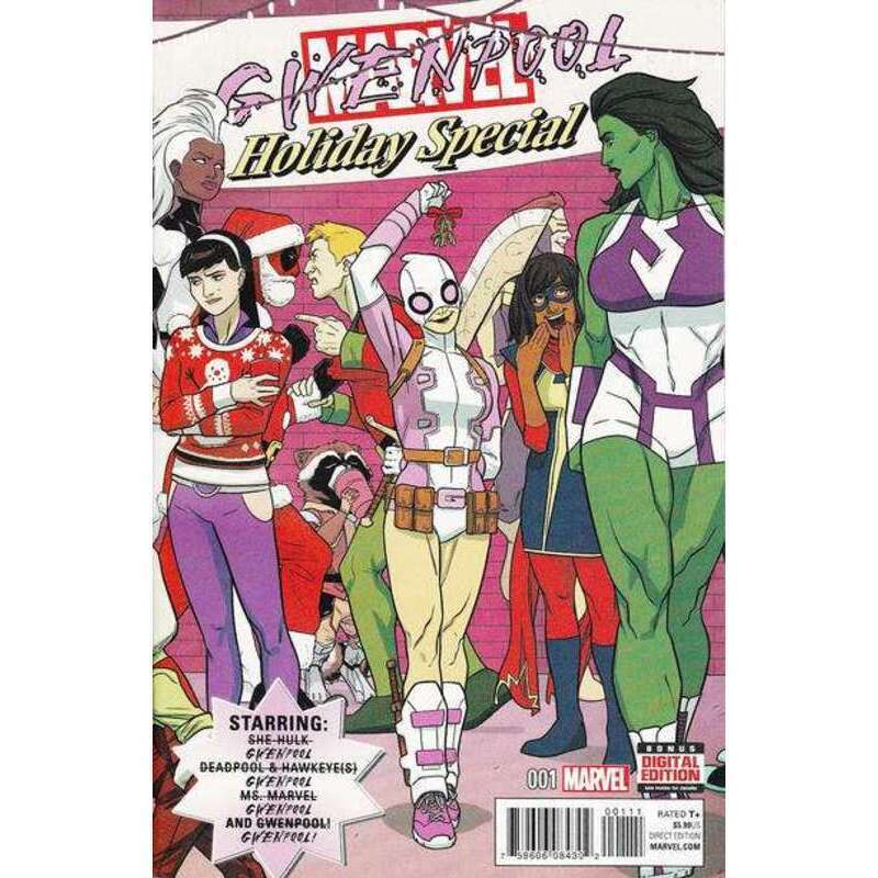 Gwenpool Holiday Special #1 Marvel comics NM+ Full description below [z~