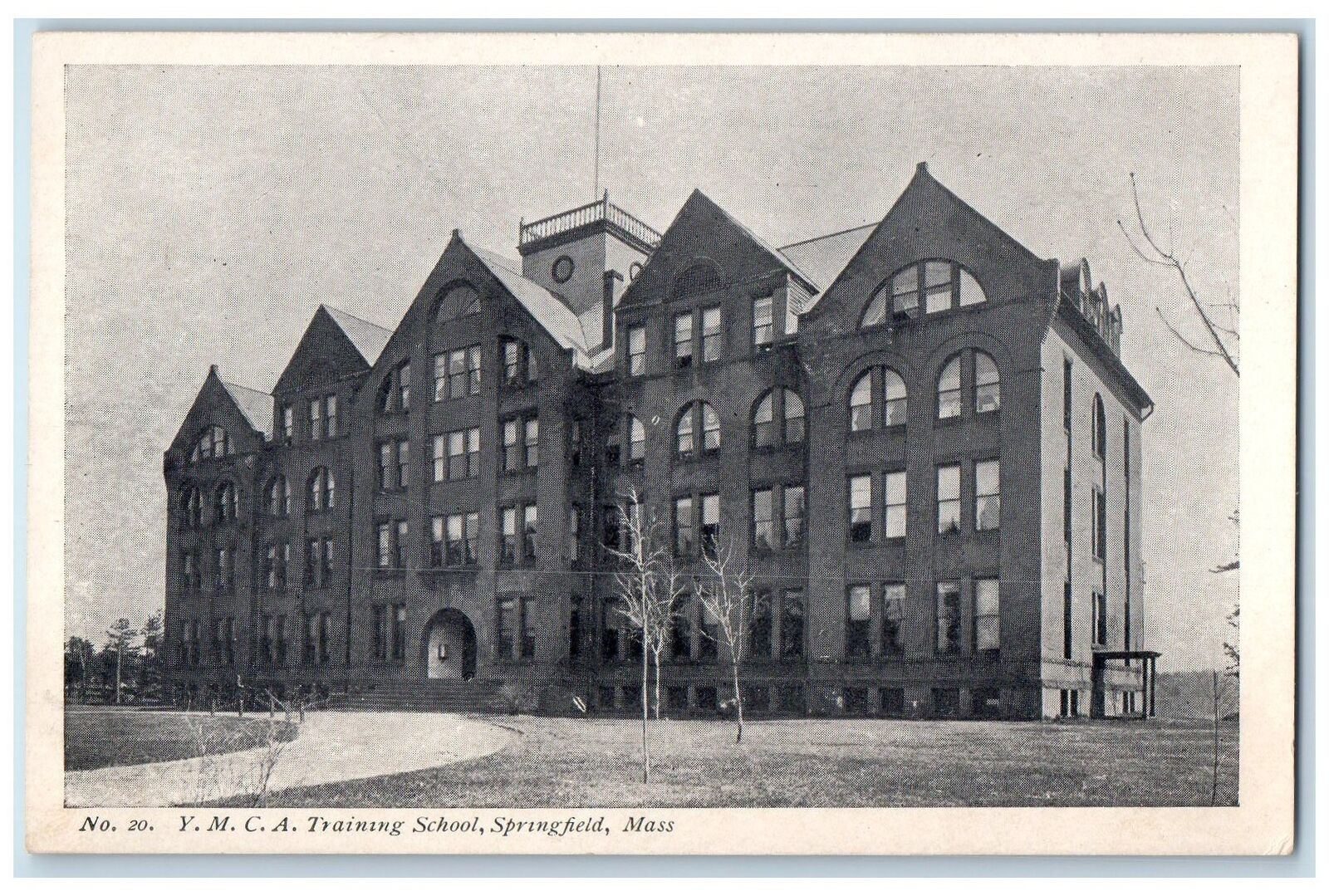 c1905 YMCA Training School Campus Building Springfield Massachusetts MA Postcard