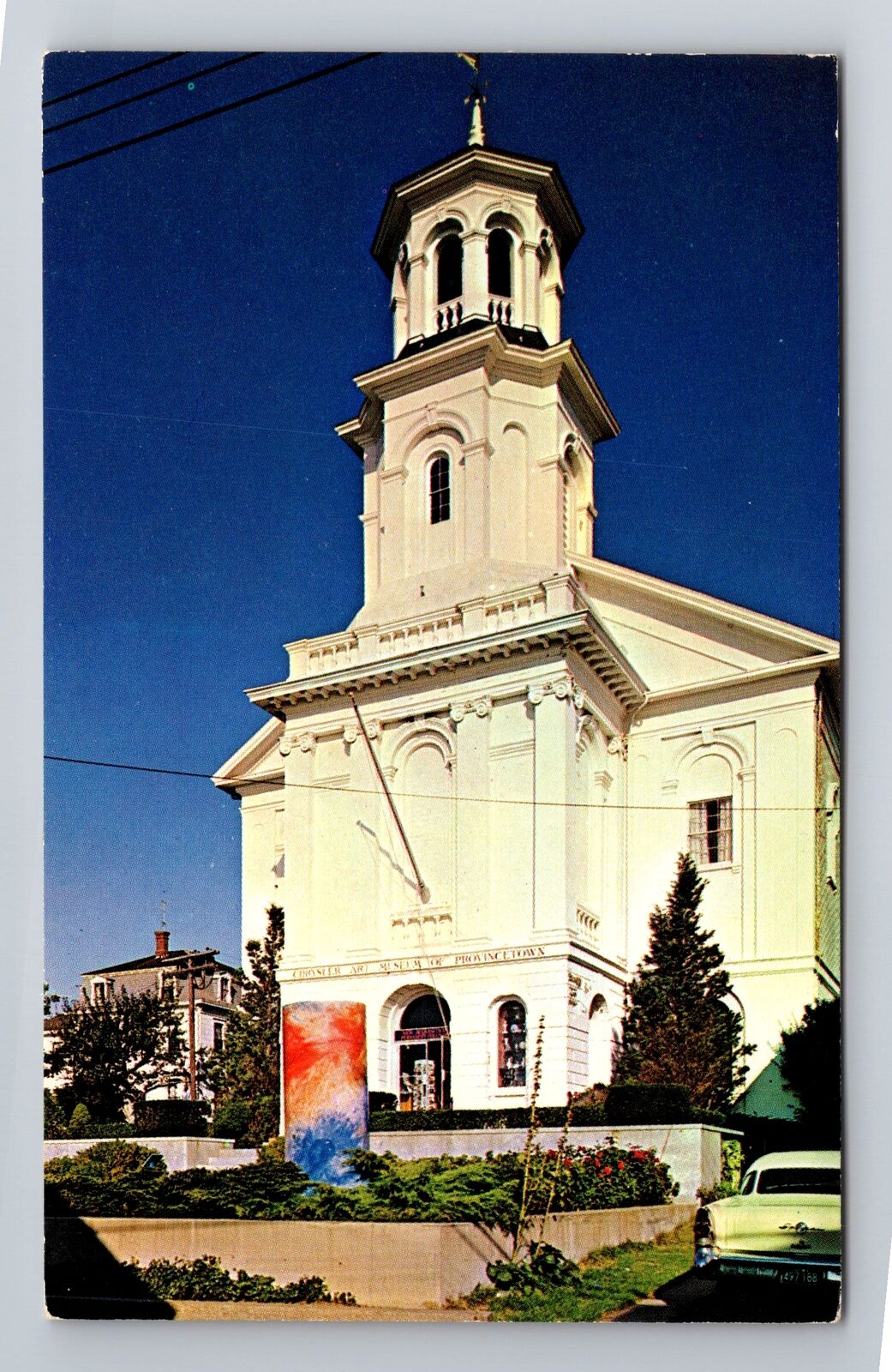 Provincetown MA-Massachusetts, The Chrysler Museum, Antique, Vintage Postcard
