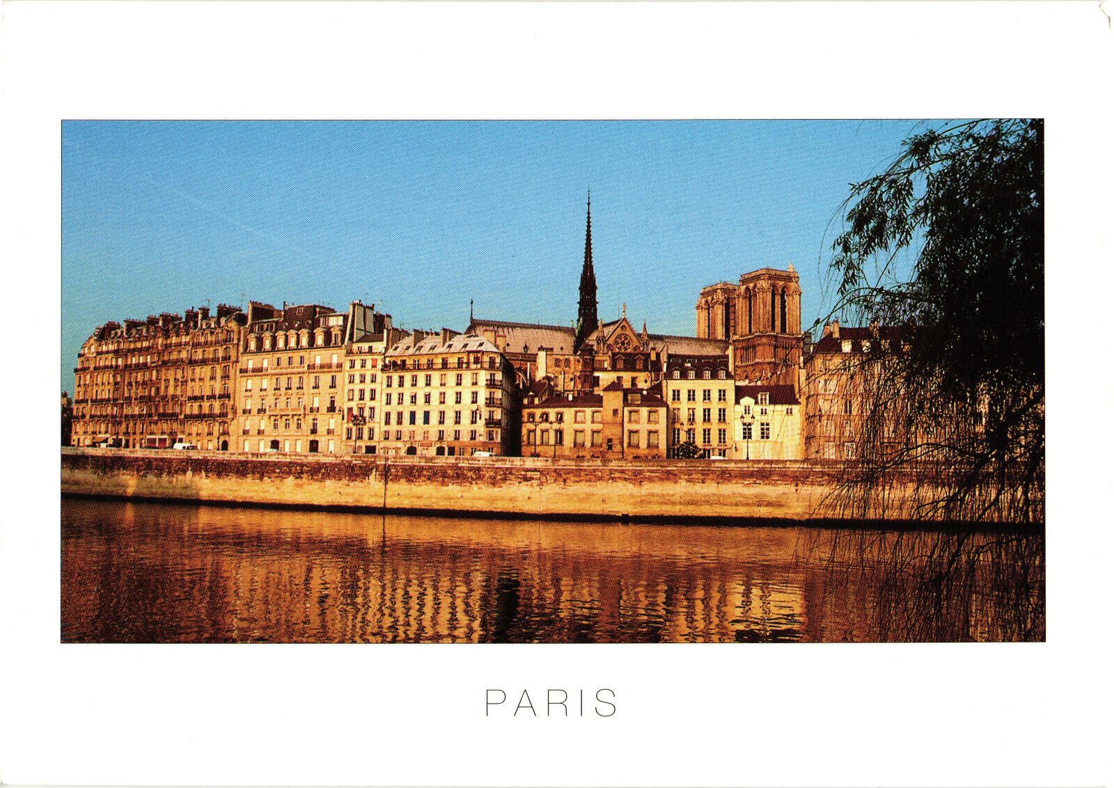 Saint-Louis Island Paris France Postcard Unposted Alain Baudry Editions