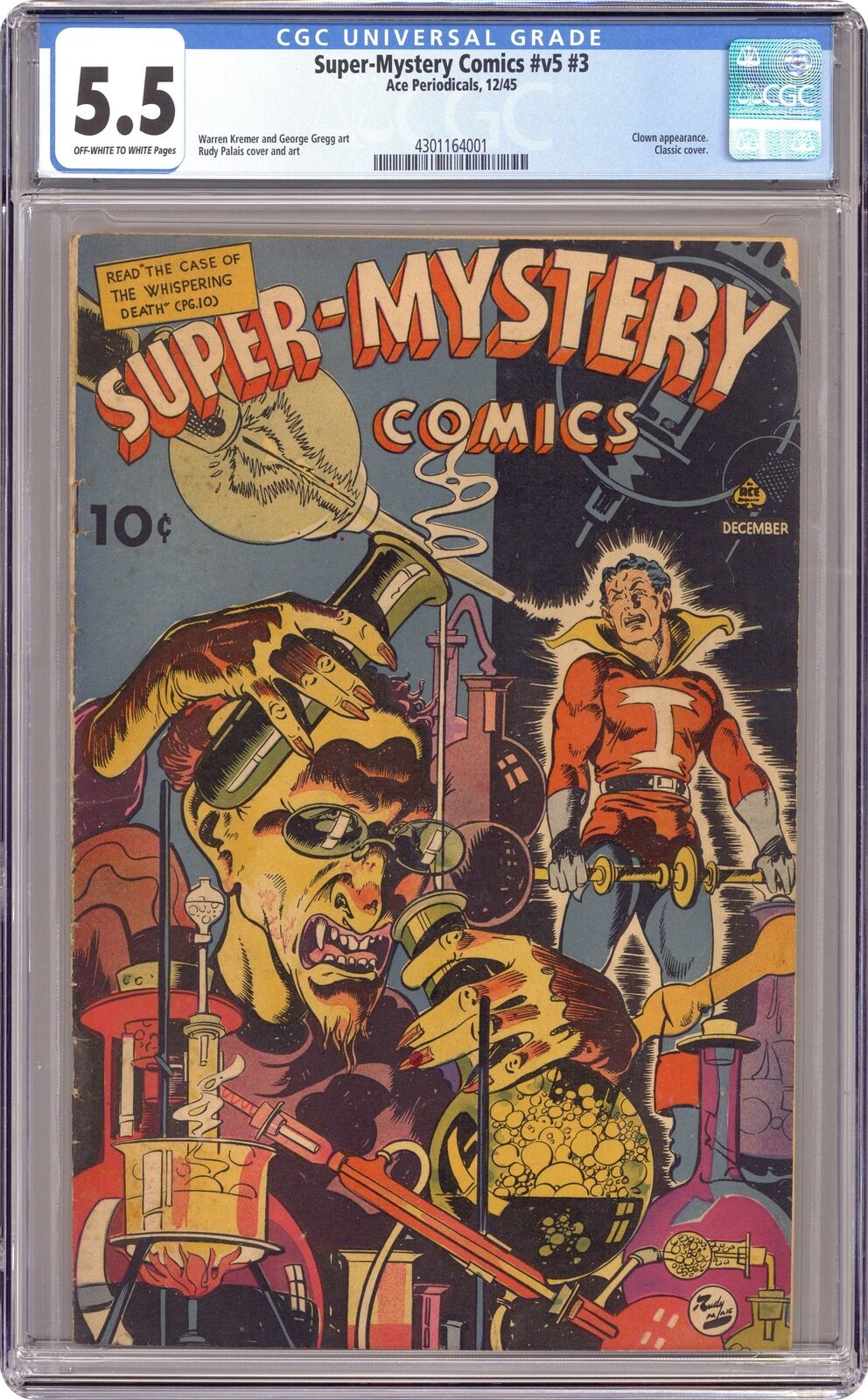 Super Mystery Comics Vol. 5 #3 CGC 5.5 1945 4301164001