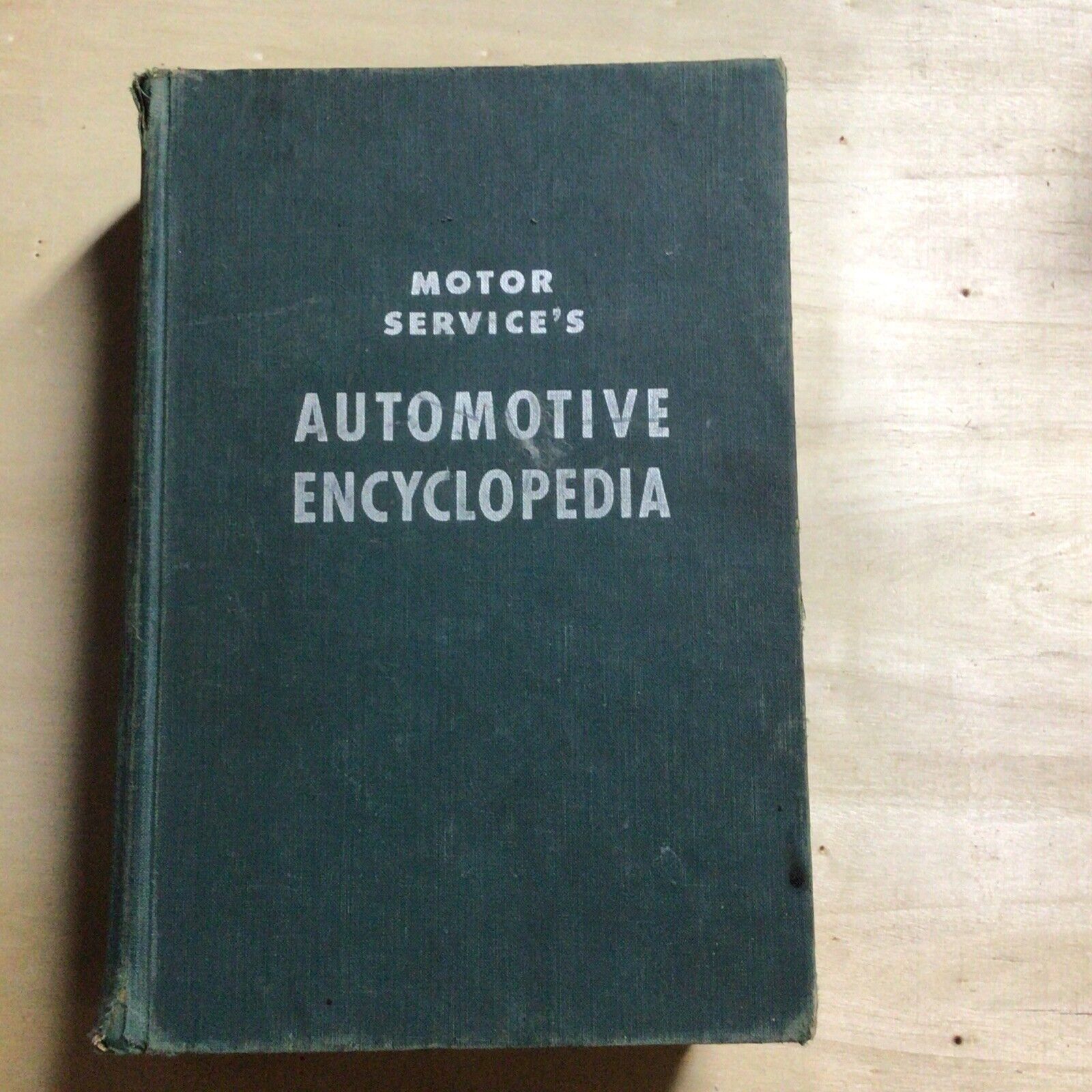 Vintage Motor Service's Automotive Encyclopedia 1958 Hard Cover Illustrations 