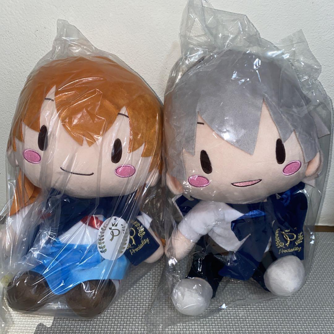 SEGA Evangelion Series Fuwapuchi L Plush doll Asuka & Kaworu Set of 2 Japan New