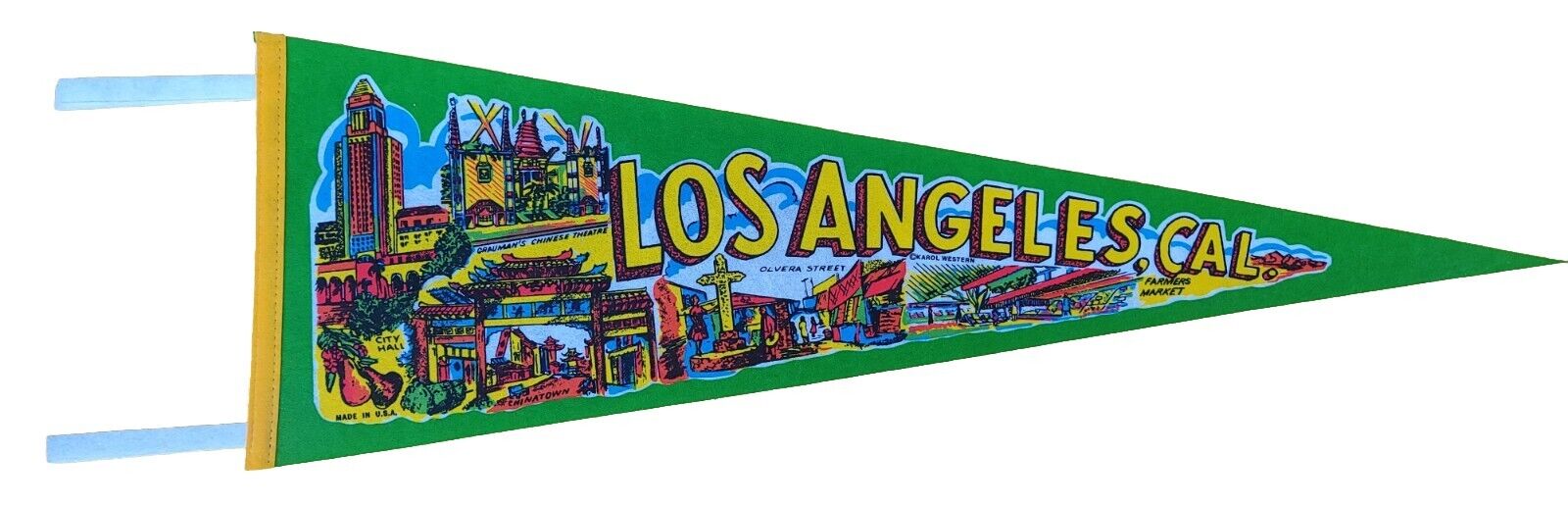 Vintage Los Angeles, California Pennant 26