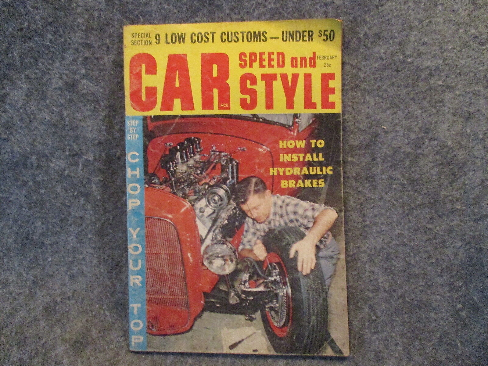Car Speed & Style Magazine February 1960 Vol. 5 No. 2 Chop Your Top Vintage Z803