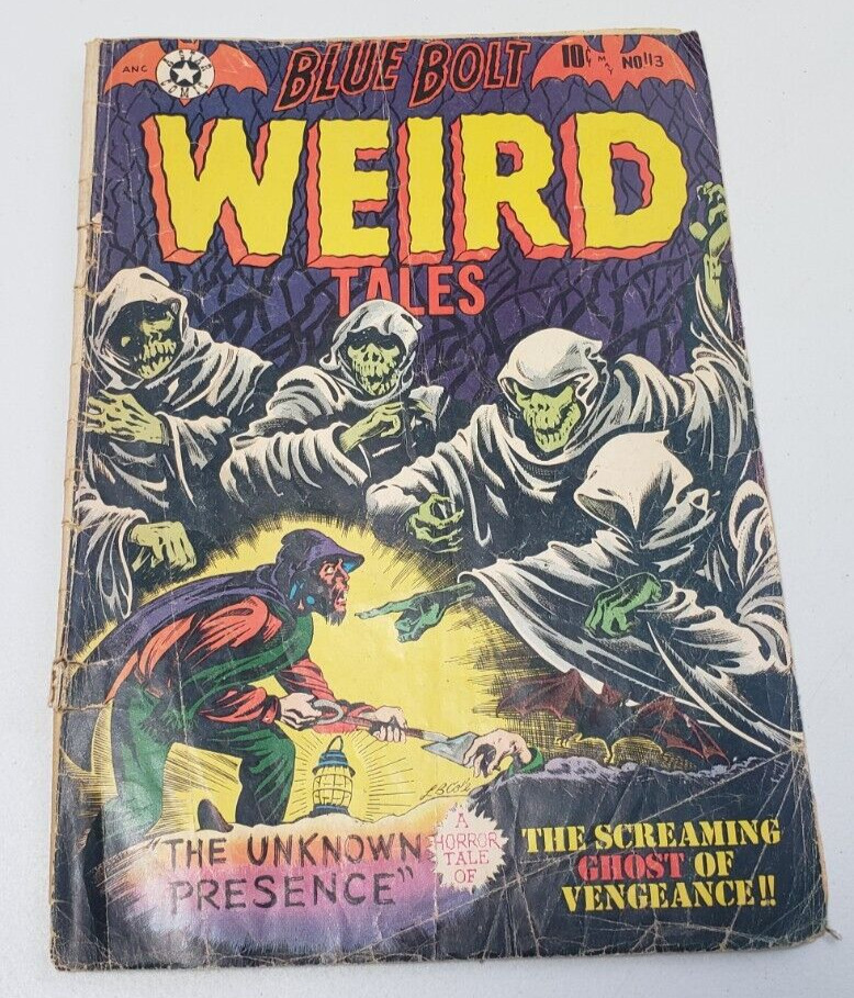 Blue Bolt Weird Tales #113 May 1952 - Pre Code Horror - Vintage Rare Comics