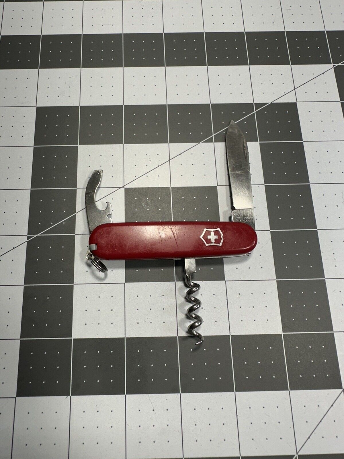 Victorinox Waiter Swiss Army Pocket Knife 84MM Red - 6999