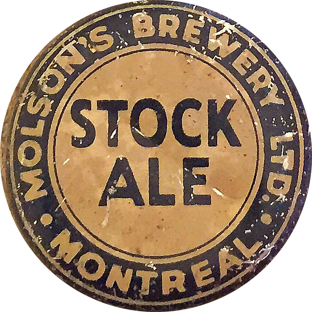 Vintage Molson's Brewery Stock Ale Beer Ad Reproduction Metal Sign 