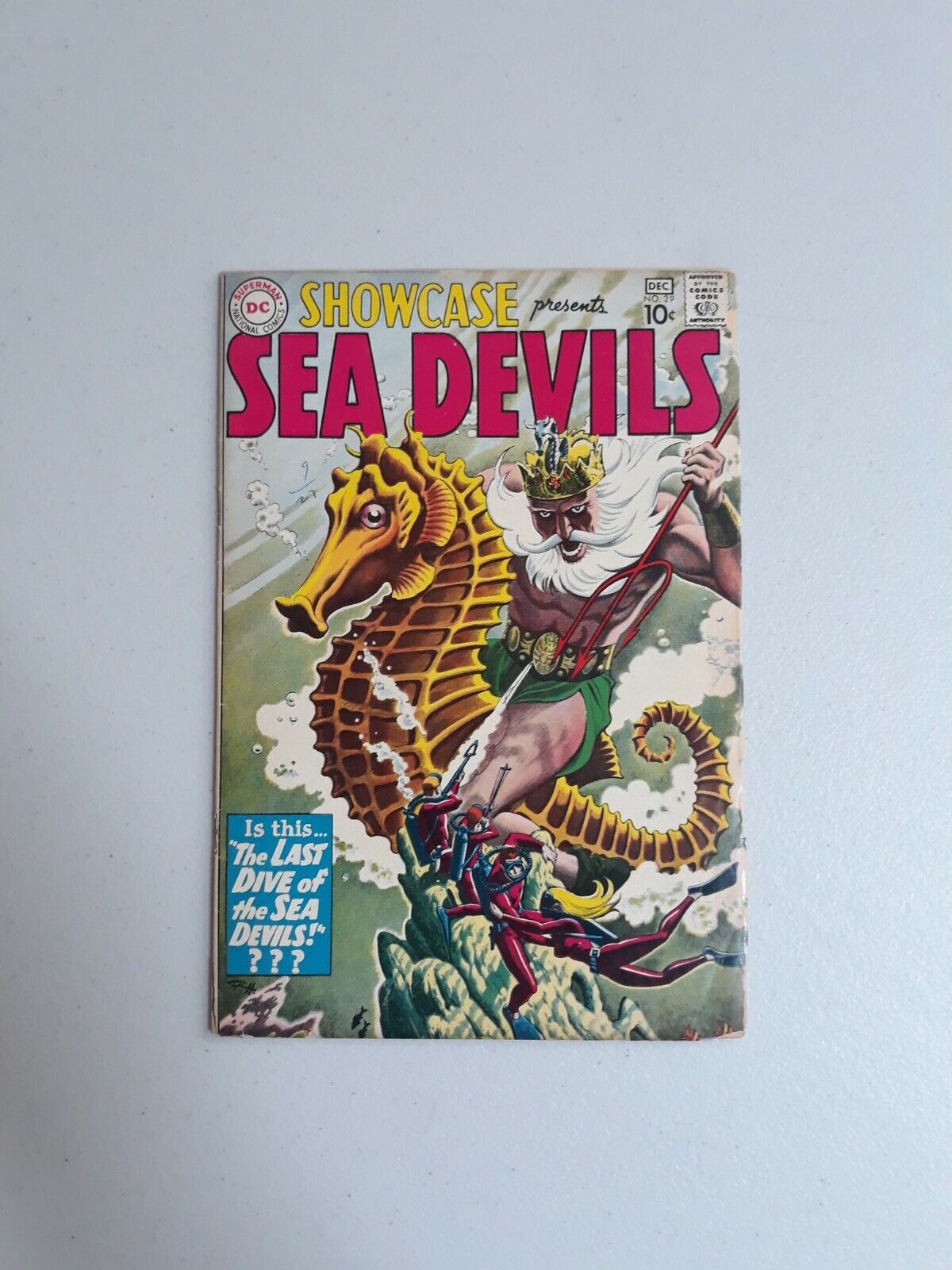 Showcase 29 Sea Devils 1960 DC Comics Silver Age 
