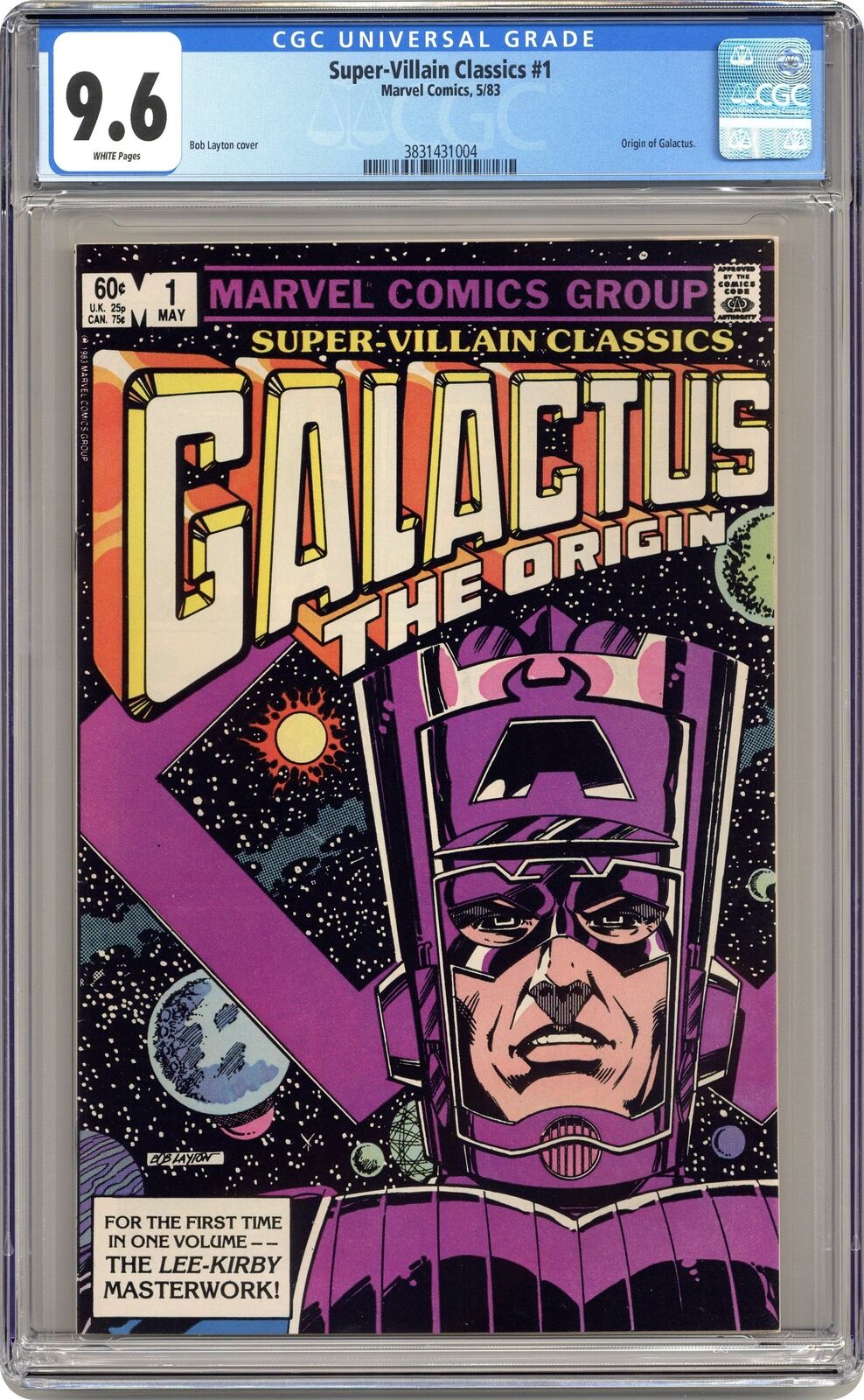 Super-Villain Classics Galactus the Origin #1 CGC 9.6 1983 3831431004