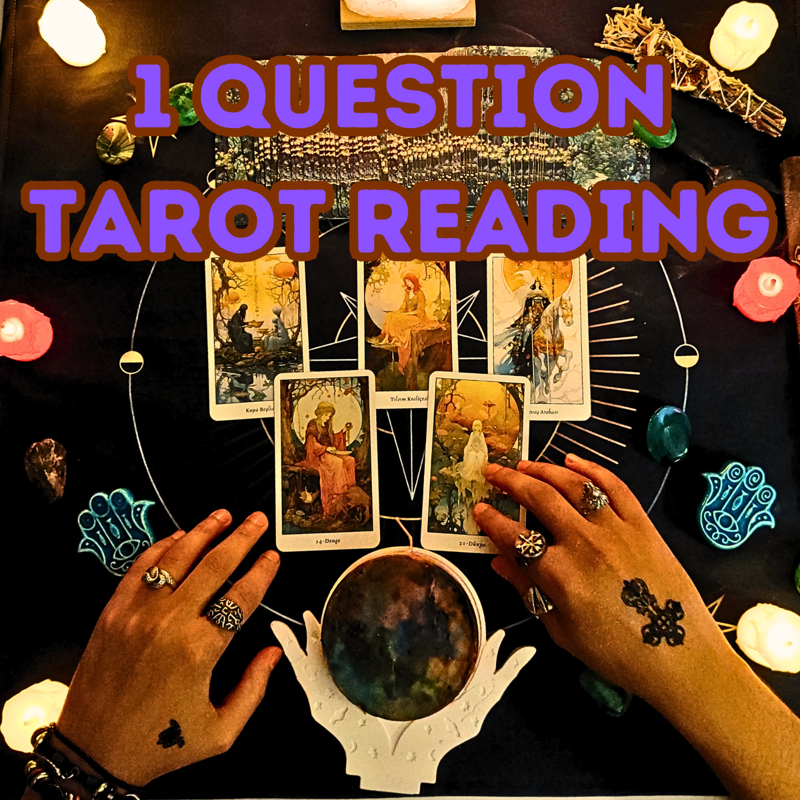 Ask Question Same Day Psychic Tarot Reading, Tarot Love Career Reading, One Ques