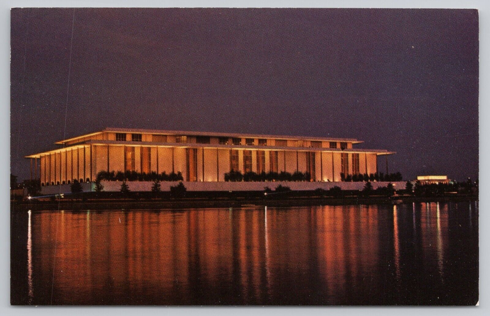 Washington DC John F Kennedy Center For The Performing Arts At Night Postcard