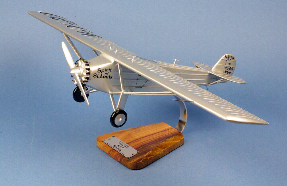 Ryan Spirit Of St. Louis Charles Lindbergh Desk Display 1/24 Model AV Airplane