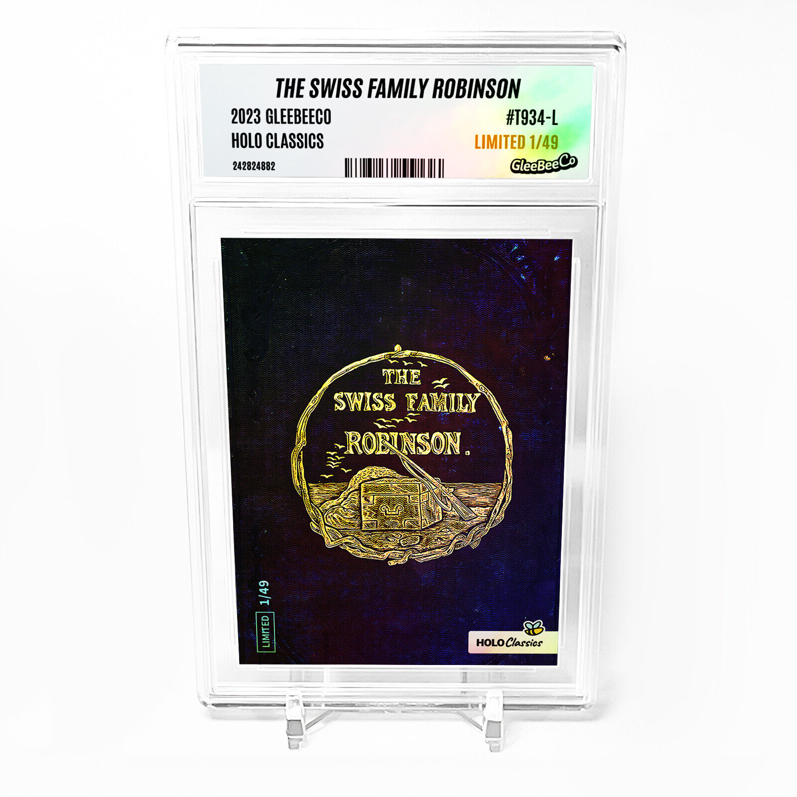THE SWISS FAMILY ROBINSON Holographic Card 2023 GleeBeeCo #T934-L LIMITED to /49
